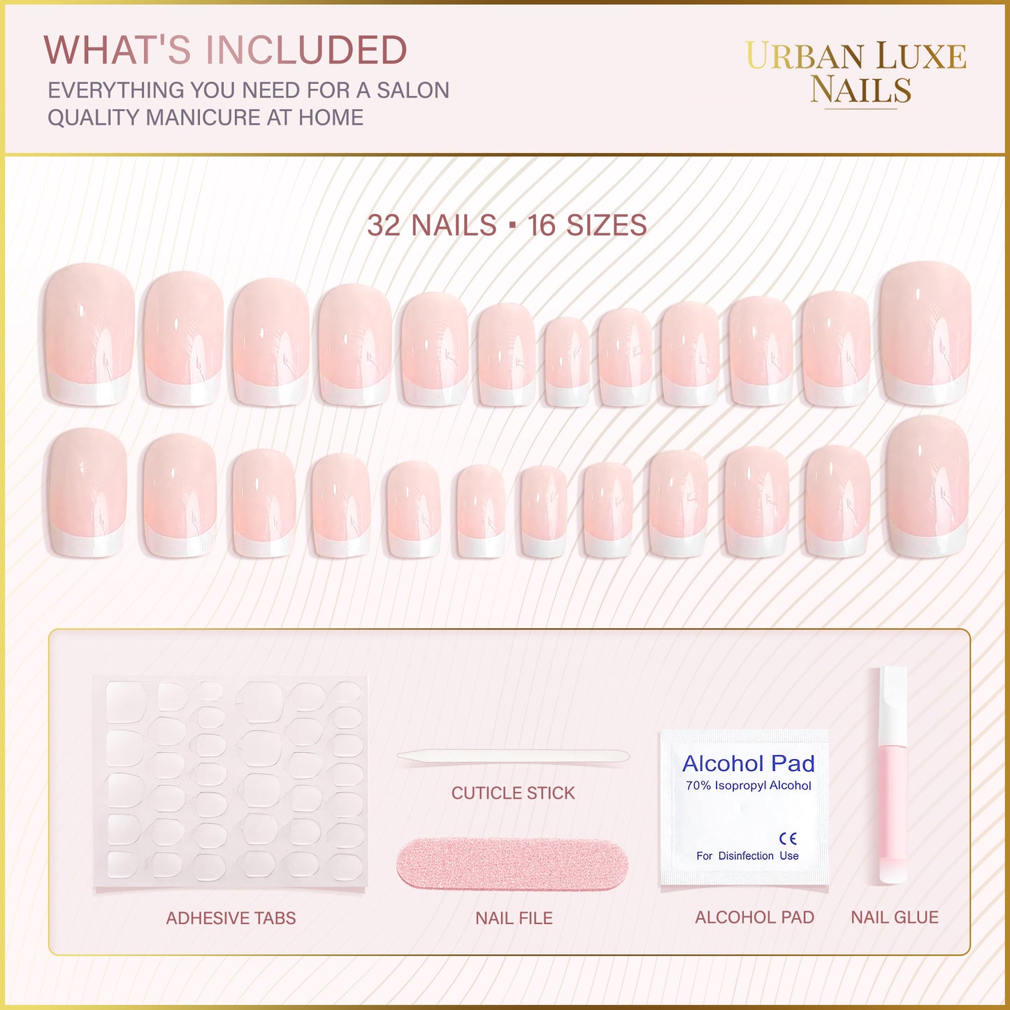 The Instant Luxe French Tip Nails