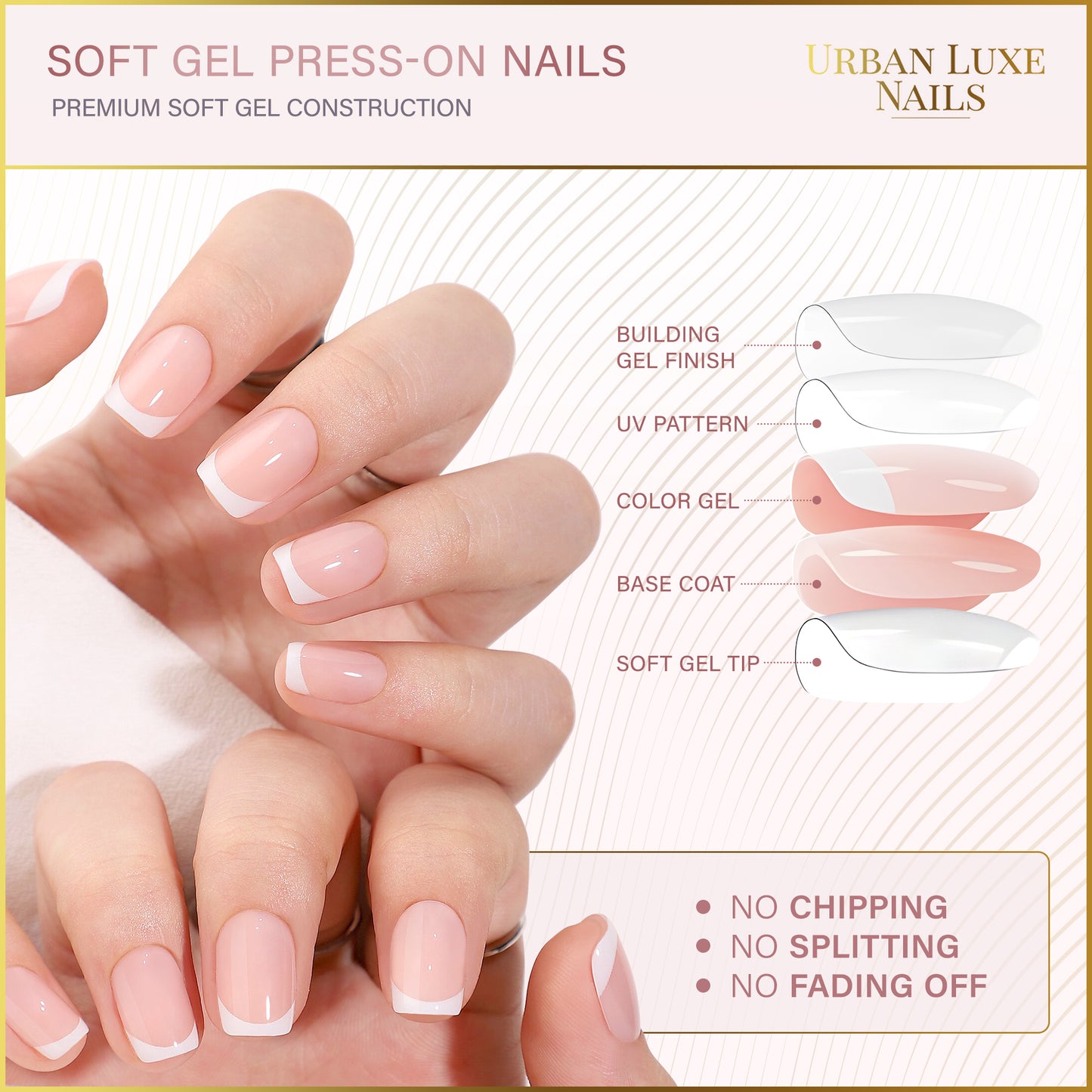 The Instant Luxe French Tip Nails