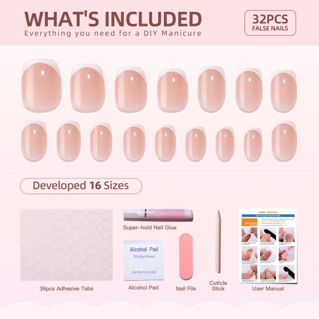 The Instant Luxe French Tip Nails